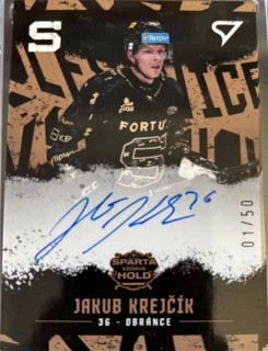 Krejčík Jakub Sparta Vzdává Hold 2026 Signature 1/50