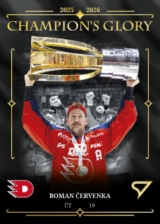 Kompletní set Champion´s Glory Tipsport Extraliga 2025-2026 CG1 - CG9