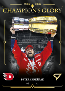 Čerešňák Peter Champion´s Glory Tipsport Extraliga 2025-2026 CG-2