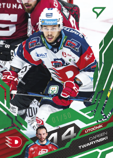 Twarynski Carsen Emerald Green 20/50 Tipsport extraliga 25/26 #370