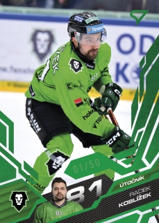 Koblížek Radek Emerald Green 3/50 Tipsport extraliga 25/26 #394