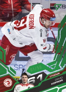 Kofroň David Emerald Green 37/50 Tipsport extraliga 25/26 #398