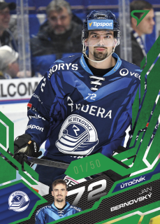 Bernovský Jan Emerald Green 11/50 Tipsport extraliga 25/26 #415