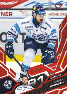 Baránek Marek Ruby Red 10/25 Tipsport extraliga 25/26 #408