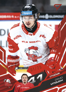 Vitouch David Ruby Red 15/25 Tipsport extraliga 25/26 #423
